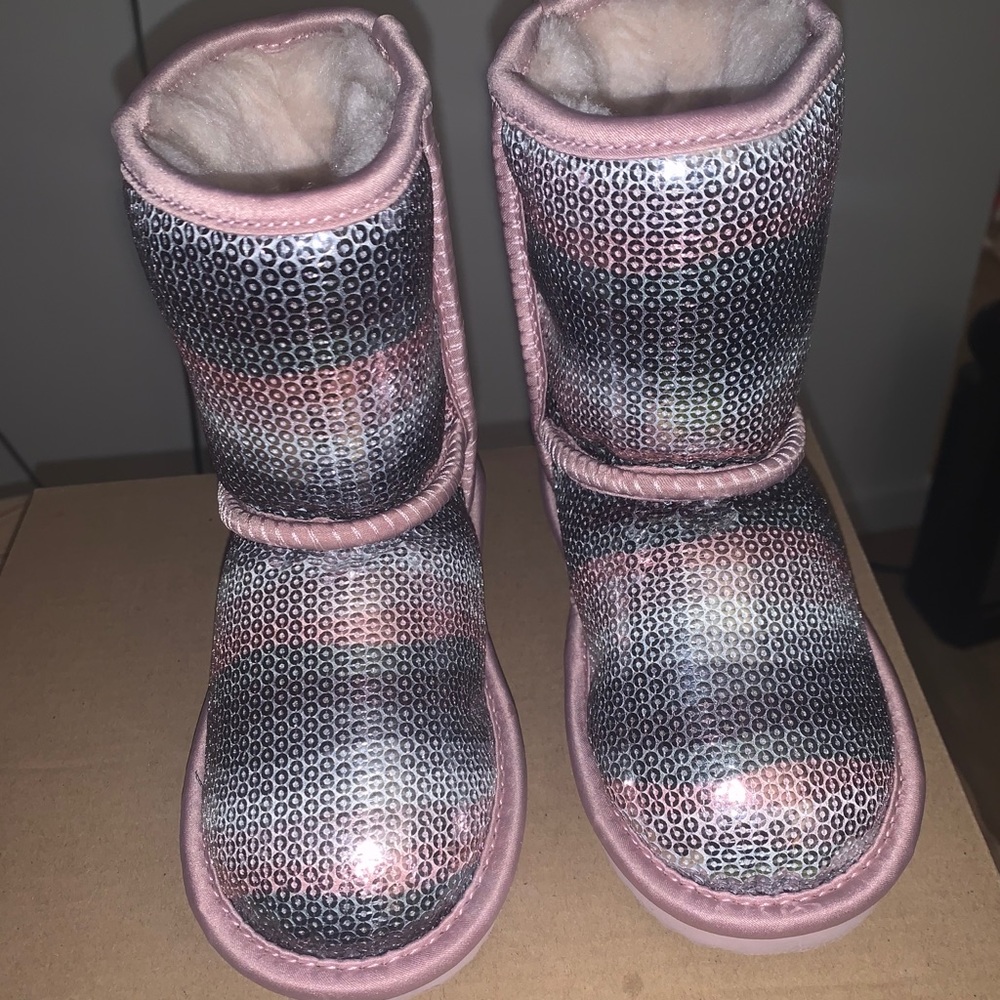 Ugg classic sequin toddler boot